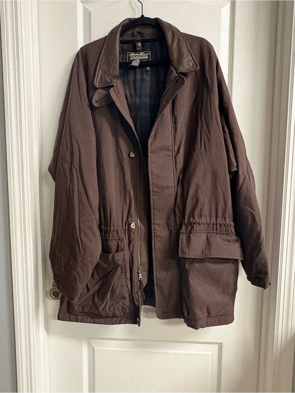 Eddie Bauer Dark Brown Military Field Jacket